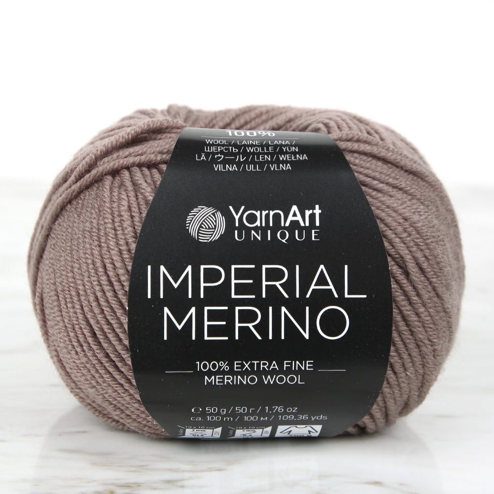 YarnArt IMPERIAL MERINO Kahverengi El Örgü İpi - 3310